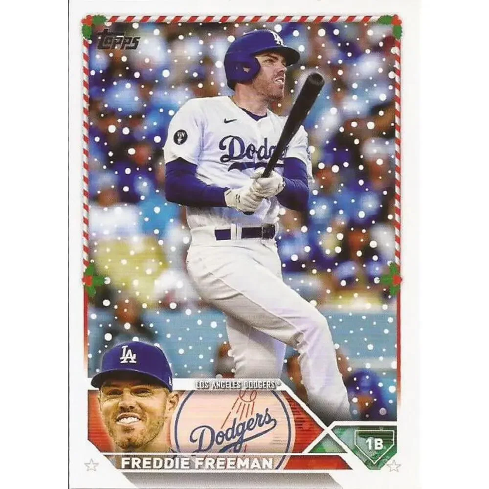 2023 Topps Holiday Freddie Freeman H134 Los Angeles Dodgers